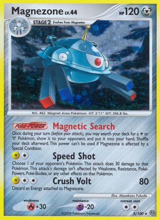 Magnezone (5) 005/100 - Reverse Holofoil Stormfront - Holo Rare