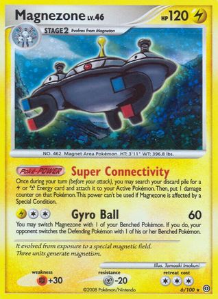 Magnezone (6) 006 - Reverse Holofoil Stormfront - Holo Rare