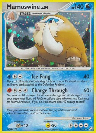 Mamoswine 009 - Holofoil Legends Awakened - Holo Rare