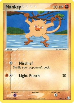 Mankey 038 FireRed & LeafGreen - Uncommon