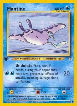 Mantine 064/111 - 1st Edition Neo Genesis - Common