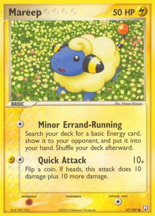Mareep 067/109 - Reverse Holofoil Team Rocket Returns - Common