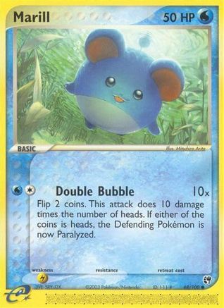 Marill 068/100 - Reverse Holofoil Sandstorm - Common