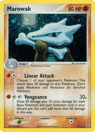 Marowak 007 - Reverse Holofoil FireRed & LeafGreen - Holo Rare