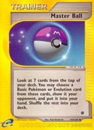 Master Ball 143/165 Expedition - Uncommon