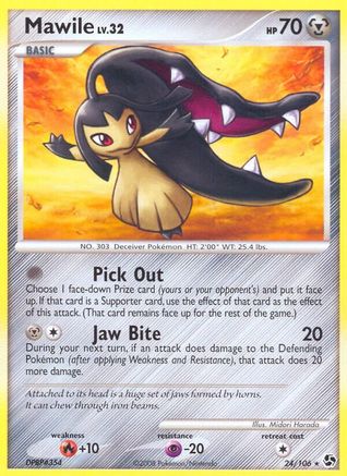 Mawile 024 - Reverse Holofoil Great Encounters - Rare