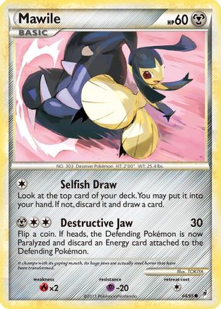 Mawile 064/95 - Reverse Holofoil Call of Legends - Common