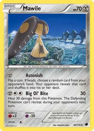 Mawile 080 - Reverse Holofoil Plasma Freeze - Uncommon