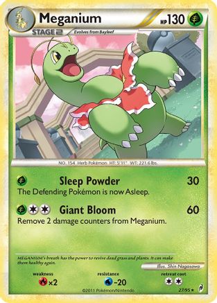 Meganium 027/95 Call of Legends - Rare