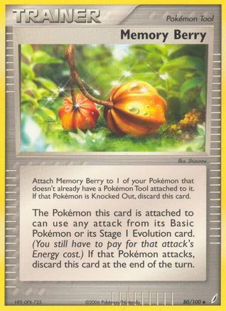 Memory Berry 080/100 - Reverse Holofoil Crystal Guardians - Uncommon