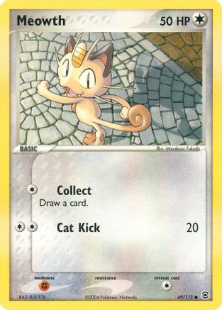 Meowth 069/112 FireRed & LeafGreen - Common