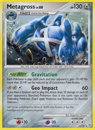 Metagross 007 - Holofoil Supreme Victors - Holo Rare