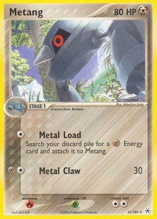 Metang 021/101 - Reverse Holofoil Hidden Legends - Rare