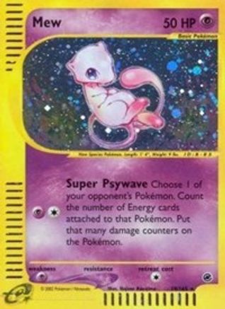 Mew (19) 019 - Holofoil Expedition - Holo Rare