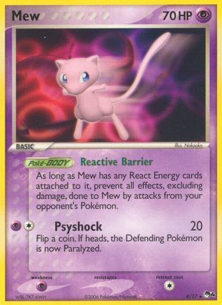 Mew 004/017 POP Series 4 - Rare