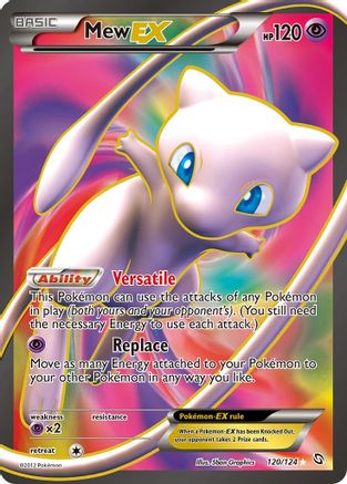 Mew EX (120 Full Art) 120 - Holofoil Dragons Exalted - Ultra Rare