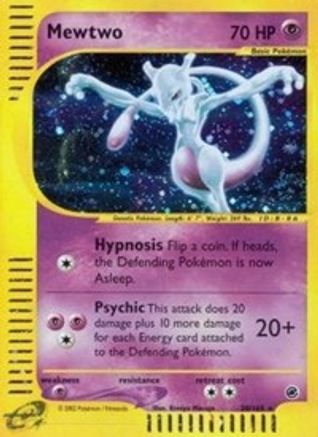 Mewtwo (20) 020 - Holofoil Expedition - Holo Rare