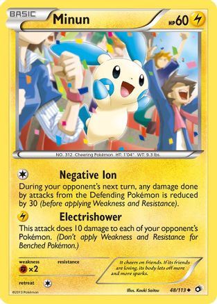 Minun 048/113 Legendary Treasures - Uncommon