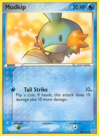 Mudkip 056/106 - Reverse Holofoil Emerald - Common