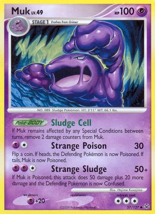 Muk 057 - Reverse Holofoil Platinum - Uncommon