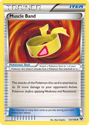 Muscle Band 121/146 XY Base Set - Uncommon
