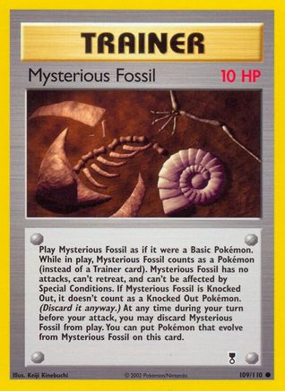 Mysterious Fossil 109/110 Legendary Collection - Common