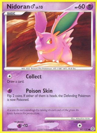 Nidoran M 097 Secret Wonders - Common