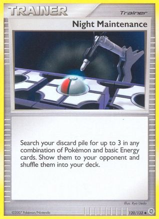 Night Maintenance 120/132 - Reverse Holofoil Secret Wonders - Uncommon