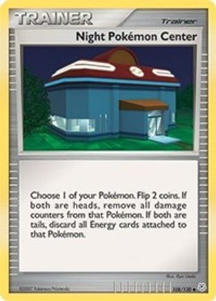 Night Pokemon Center 108 - Reverse Holofoil Diamond and Pearl - Uncommon