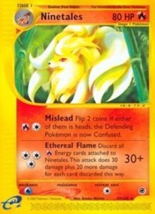 Ninetales (57) 057 - Reverse Holofoil Expedition - Rare
