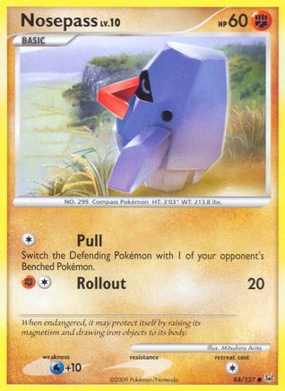 Nosepass 084 - Reverse Holofoil Platinum - Common