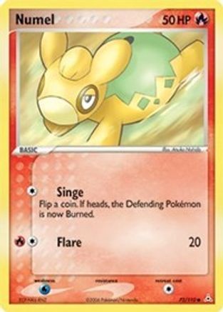 Numel 072/110 - Reverse Holofoil Holon Phantoms - Common