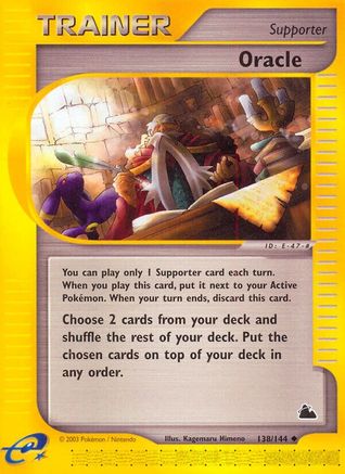 Oracle 138 - Reverse Holofoil Skyridge - Uncommon