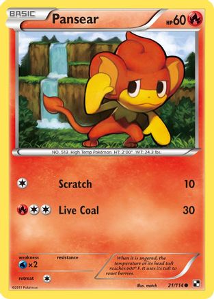 Pansear 021 Black and White - Common