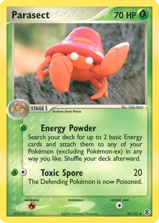 Parasect 043 FireRed & LeafGreen - Uncommon