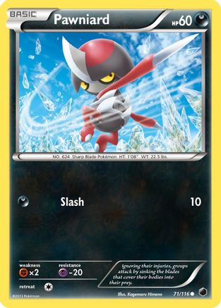 Pawniard (71) 071 - Reverse Holofoil Plasma Freeze - Common