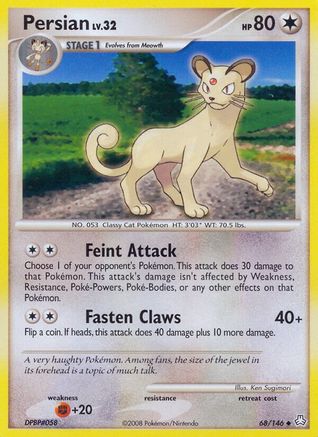 Persian 068 - Reverse Holofoil Legends Awakened - Uncommon