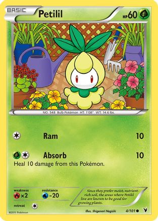 Petilil 004 - Reverse Holofoil Noble Victories - Common