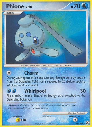 Phione (27) 027 - Reverse Holofoil Majestic Dawn - Rare