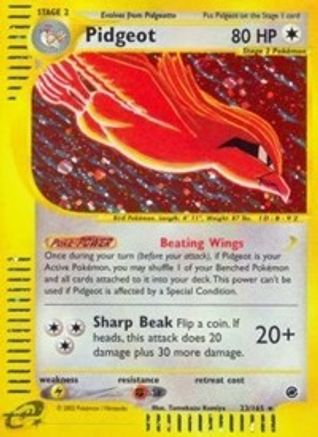 Pidgeot (23) 023 - Holofoil Expedition - Holo Rare