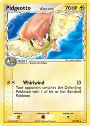 Pidgeotto (Delta Species) 049 - Reverse Holofoil Holon Phantoms - Uncommon