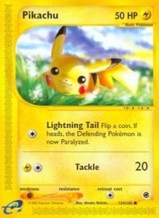 Pikachu 124/165 Expedition - Common