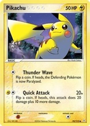 Pikachu 078/110 - Reverse Holofoil Holon Phantoms - Common