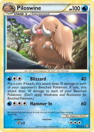 Piloswine 048/102 Triumphant - Uncommon