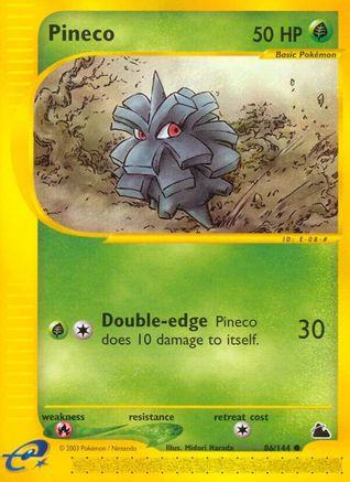 Pineco (86) 086 - Reverse Holofoil Skyridge - Common