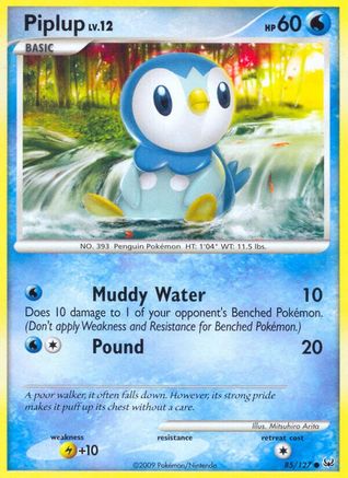 Piplup 085/127 Platinum - Common