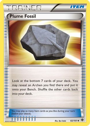 Plume Fossil 082/101 Plasma Blast - Uncommon