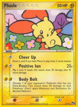 Plusle 005 POP Series 3 - Rare