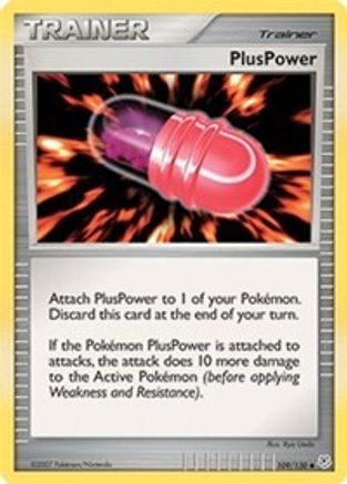 PlusPower 109 - Reverse Holofoil Diamond and Pearl - Uncommon