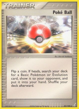 Poke Ball 082/100 - Reverse Holofoil Crystal Guardians - Uncommon